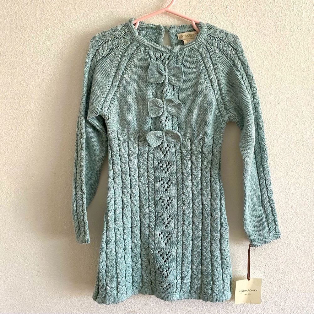 4T knitted dress, NWT